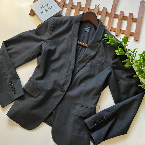 Ann Taylor Jackets & Blazers - Ann Taylor Blazer Dark Gray Size :10